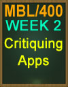 MBL/400 Critiquing Apps